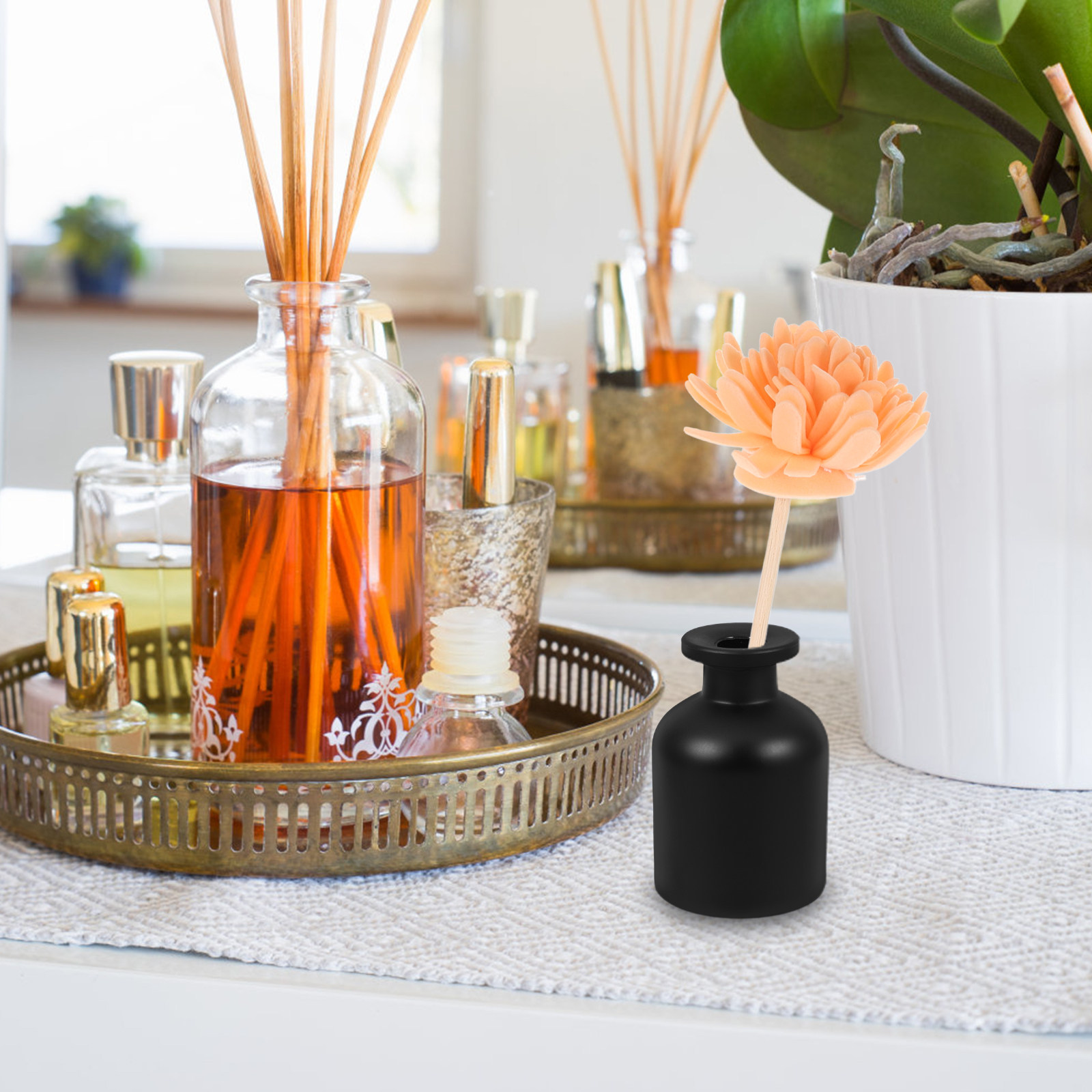 Home And You Fragrance Diffuser - 2 стильных цилиндрических стеклянных флакона-диффузора по