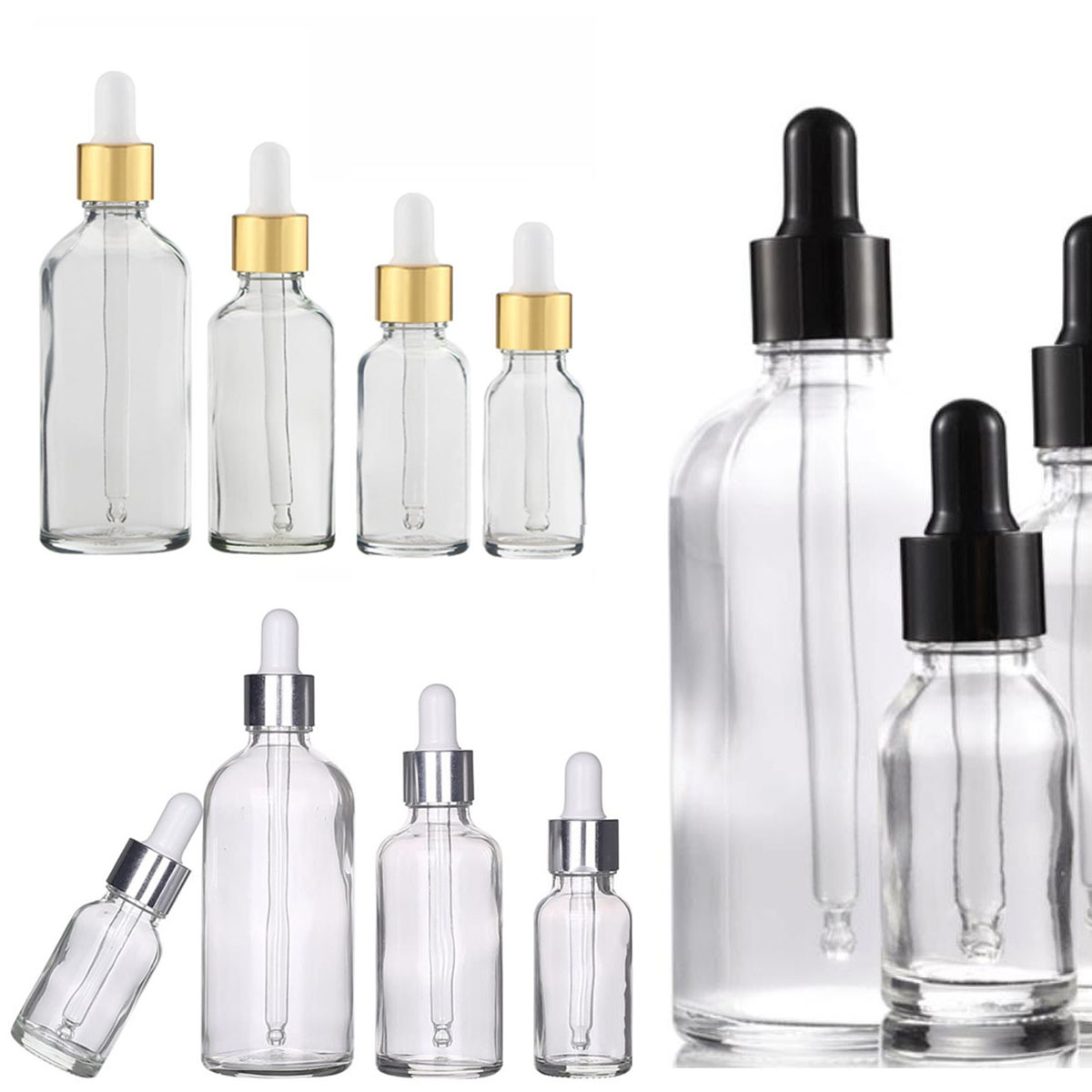 Home Fragrance Jar - 5/10/15/30/50/0 мл прозрачные стеклянные банки-капельницы флаконы