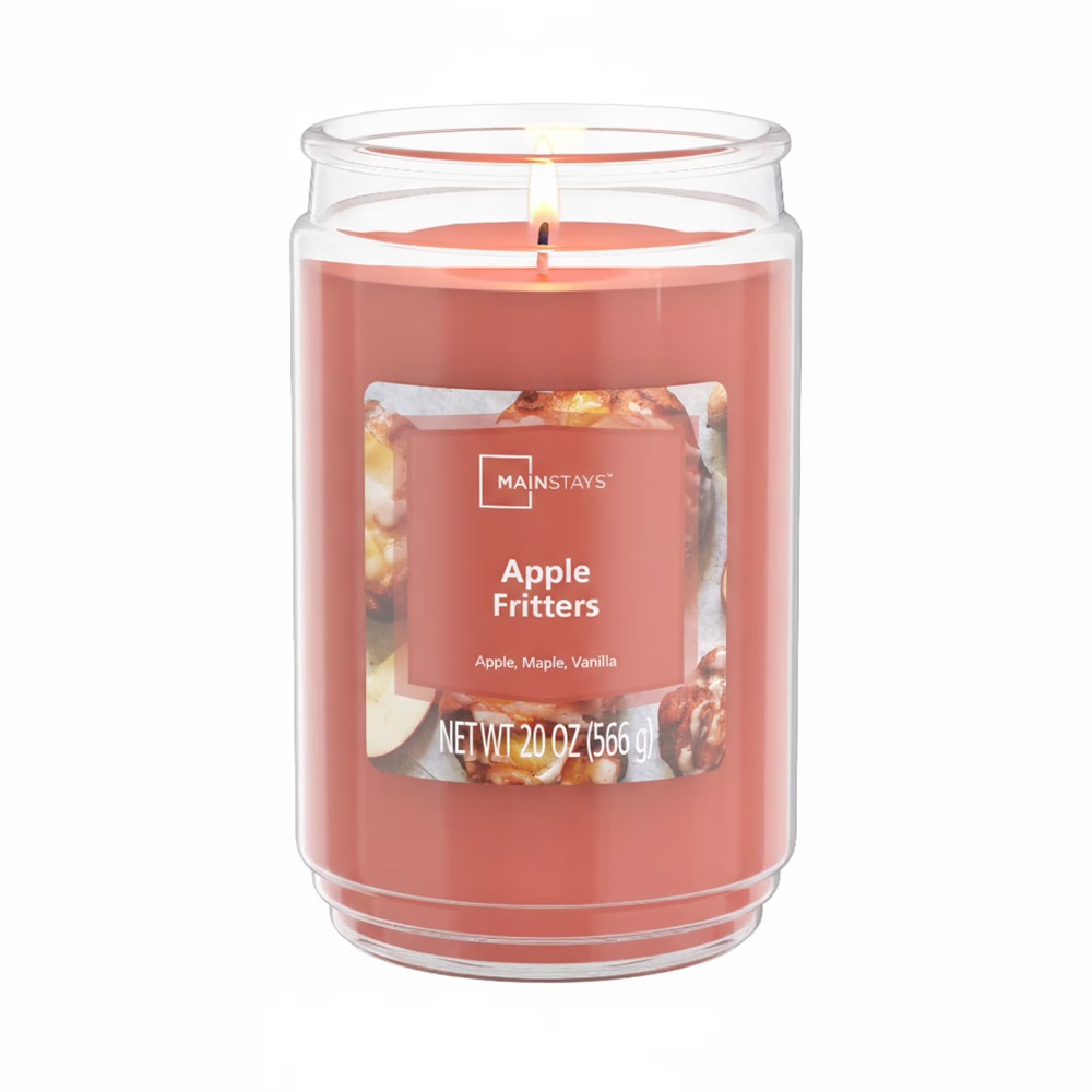 Home Fragrance Jar - Ароматическая свеча «Яблочные фритюры» в стеклянной