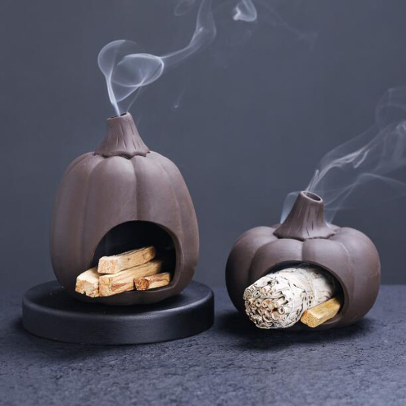 Home Fragrance Incense - Фиолетовая глина, белая шахматная печь, креативная